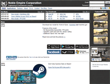 Tablet Screenshot of noble-empire.com